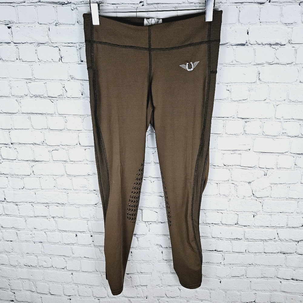 TUFF RIDER | pull-on breeches ventilated schooling tights equestrian leggings